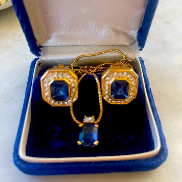 Dior Jewelry Christian Dior Necklace And Earrings Set Poshmark